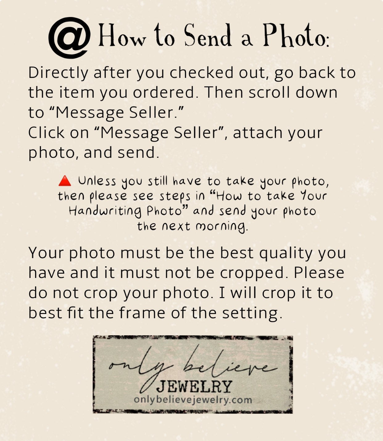 Personalized Grief Gift with Handwriting and Photo Necklace: Two-sided Pendant for Your Photo, Own Words or Image of Someone's Handwriting